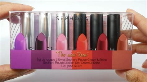 sephora mini lipstick set